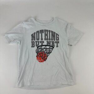 Old Navy Tshirt Boys Large White Basketball